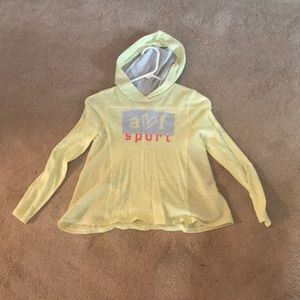 Yellow Abercrombie&Fitch size12 thin sweatshirt